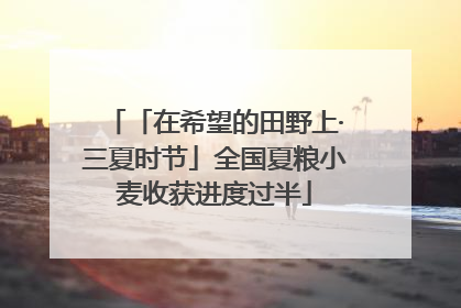 「在希望的田野上·三夏时节」全国夏粮小麦收获进度过半