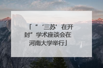 “‘三苏’在开封”学术座谈会在河南大学举行
