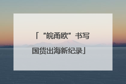 “皖甬欧”书写国货出海新纪录
