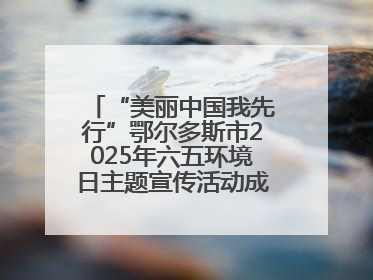 “美丽中国我先行”鄂尔多斯市2025年六五环境日主题宣传活动成功举办