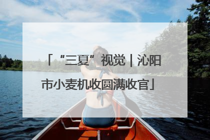 “三夏”视觉｜沁阳市小麦机收圆满收官