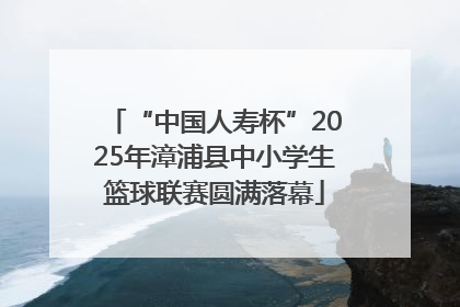 “中国人寿杯”2025年漳浦县中小学生篮球联赛圆满落幕