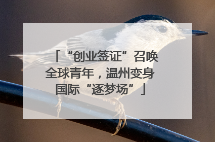 “创业签证”召唤全球青年，温州变身国际“逐梦场”