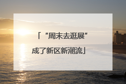 “周末去逛展”成了新区新潮流