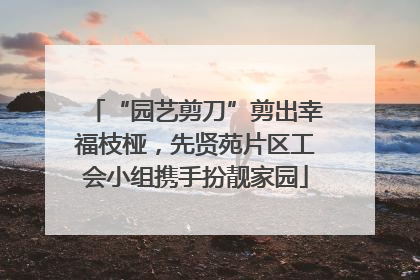 “园艺剪刀”剪出幸福枝桠，先贤苑片区工会小组携手扮靓家园