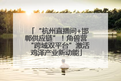 “杭州直播间+邯郸供应链”！角兽营“跨域双平台”激活鸡泽产业新动能