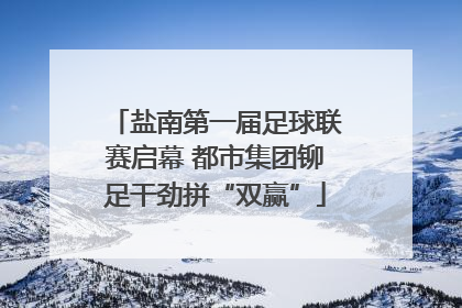盐南第一届足球联赛启幕 都市集团铆足干劲拼“双赢”