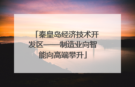 秦皇岛经济技术开发区——制造业向智能向高端攀升