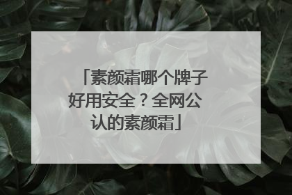 素颜霜哪个牌子好用安全？全网公认的素颜霜