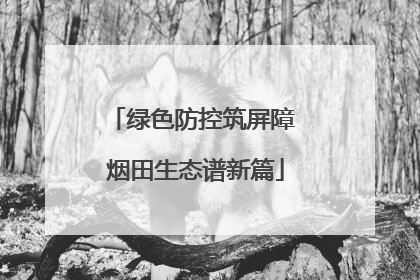 绿色防控筑屏障 烟田生态谱新篇