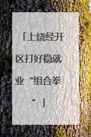 上饶经开区打好稳就业“组合拳”