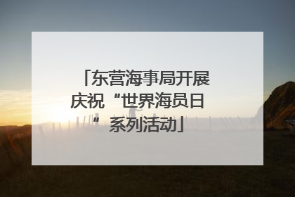 东营海事局开展庆祝“世界海员日”系列活动