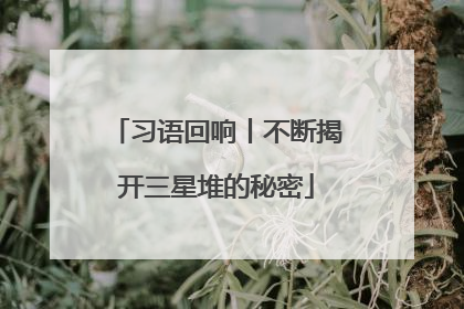 习语回响丨不断揭开三星堆的秘密