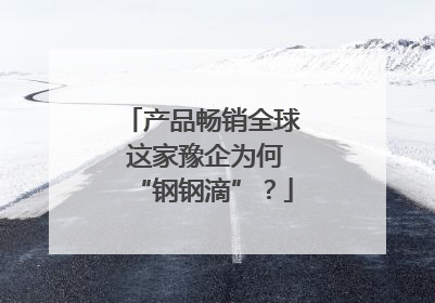 产品畅销全球 这家豫企为何“钢钢滴”？