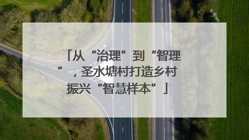 从“治理”到“智理”，圣水塘村打造乡村振兴“智慧样本”