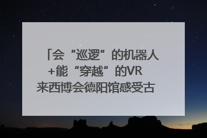 会“巡逻”的机器人+能“穿越”的VR 来西博会德阳馆感受古蜀文明与现代智造的时空对话｜西博视界