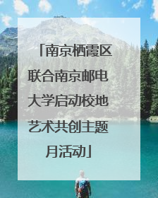 南京栖霞区联合南京邮电大学启动校地艺术共创主题月活动