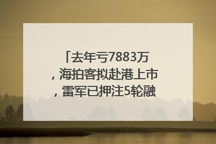 去年亏7883万，海拍客拟赴港上市，雷军已押注5轮融资｜IPO直通车