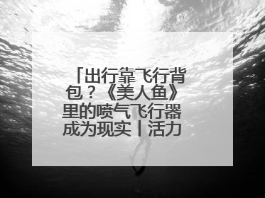 出行靠飞行背包？《美人鱼》里的喷气飞行器成为现实丨活力中国调研行