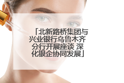 北新路桥集团与兴业银行乌鲁木齐分行开展座谈 深化银企协同发展
