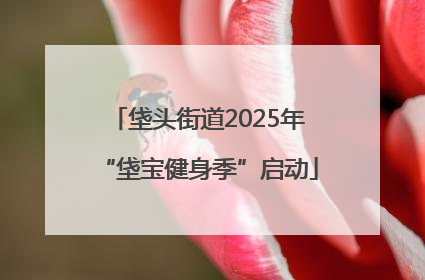 垡头街道2025年“垡宝健身季”启动