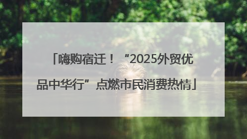 嗨购宿迁！“2025外贸优品中华行”点燃市民消费热情