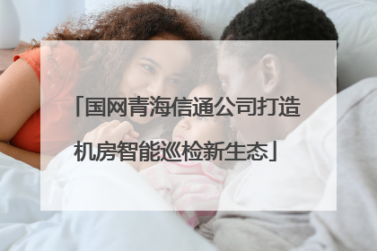 国网青海信通公司打造机房智能巡检新生态
