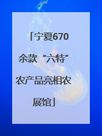 宁夏670余款“六特”农产品亮相农展馆
