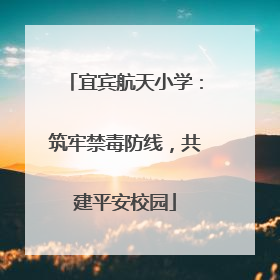宜宾航天小学：筑牢禁毒防线，共建平安校园