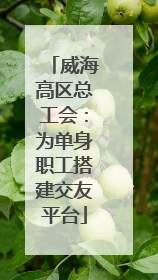 威海高区总工会：为单身职工搭建交友平台