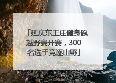 延庆东王庄健身跑越野赛开赛,300名选手竞逐山野