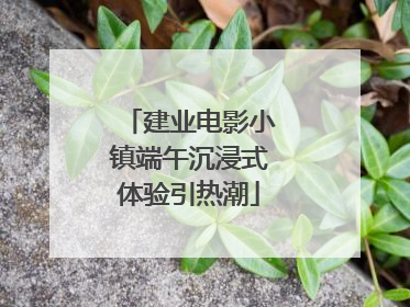 建业电影小镇端午沉浸式体验引热潮