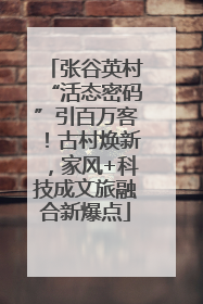 张谷英村“活态密码”引百万客！古村焕新，家风+科技成文旅融合新爆点