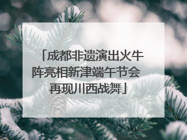 成都非遗演出火牛阵亮相新津端午节会 再现川西战舞