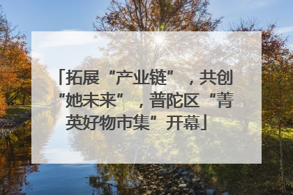拓展“产业链”，共创“她未来”，普陀区“菁英好物市集”开幕