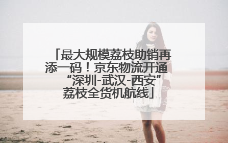 最大规模荔枝助销再添一码！京东物流开通“深圳-武汉-西安” 荔枝全货机航线