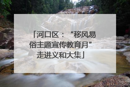 河口区：“移风易俗主题宣传教育月”走进义和大集