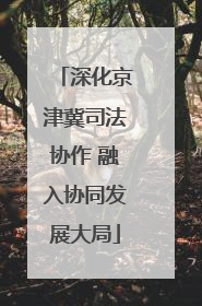 深化京津冀司法协作 融入协同发展大局