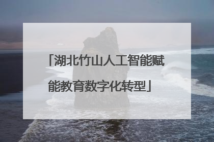 湖北竹山人工智能赋能教育数字化转型