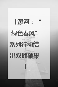 漯河：“绿色春风”系列行动结出双拥硕果