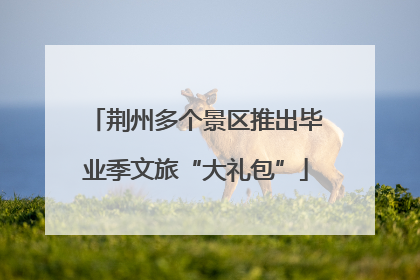 荆州多个景区推出毕业季文旅“大礼包”