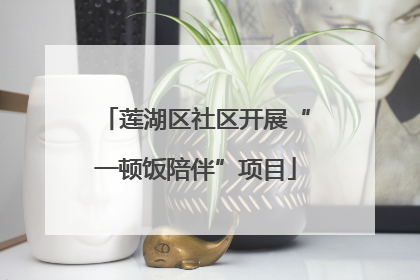 莲湖区社区开展“一顿饭陪伴”项目
