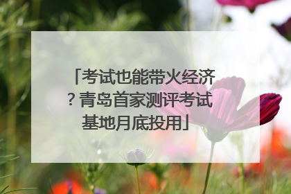 考试也能带火经济？青岛首家测评考试基地月底投用