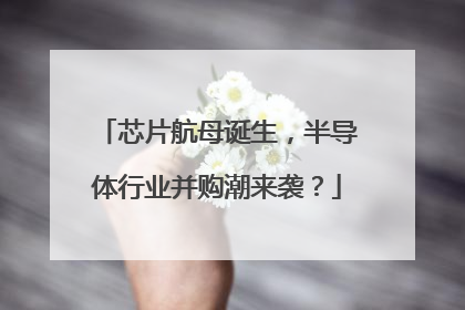 芯片航母诞生，半导体行业并购潮来袭？