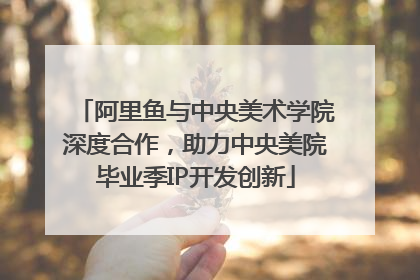 阿里鱼与中央美术学院深度合作，助力中央美院毕业季IP开发创新