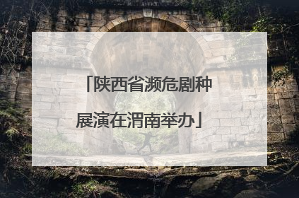 陕西省濒危剧种展演在渭南举办