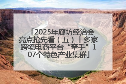 2025年廊坊经洽会亮点抢先看（五）丨多家跨境电商平台“牵手”107个特色产业集群