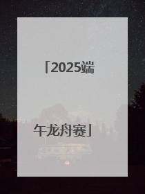 2025端午龙舟赛