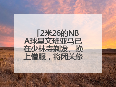 2米26的NBA球星文班亚马已在少林寺剃发、换上僧服，将闭关修行10天！少林寺回应：人在寺里