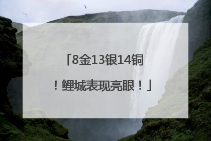 8金13银14铜！鲤城表现亮眼！